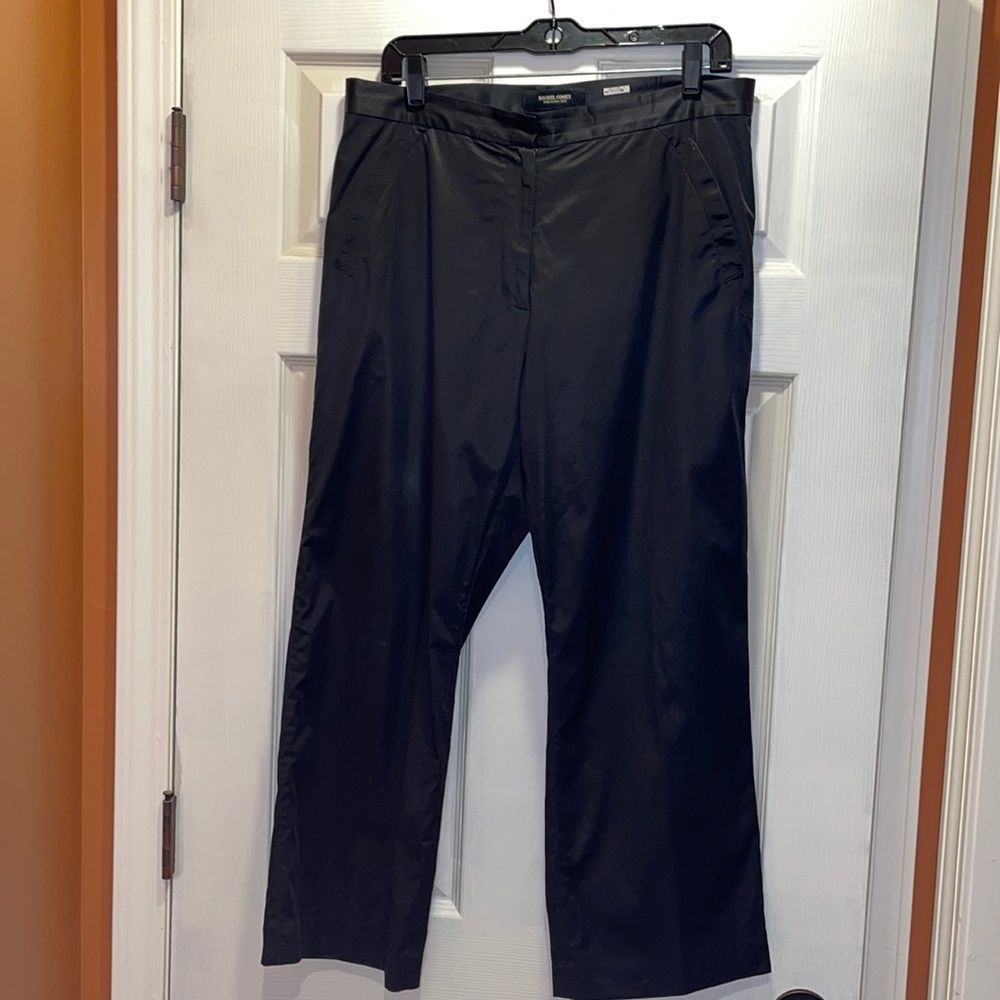 Rachel Comey Cupro blend black wide leg pants